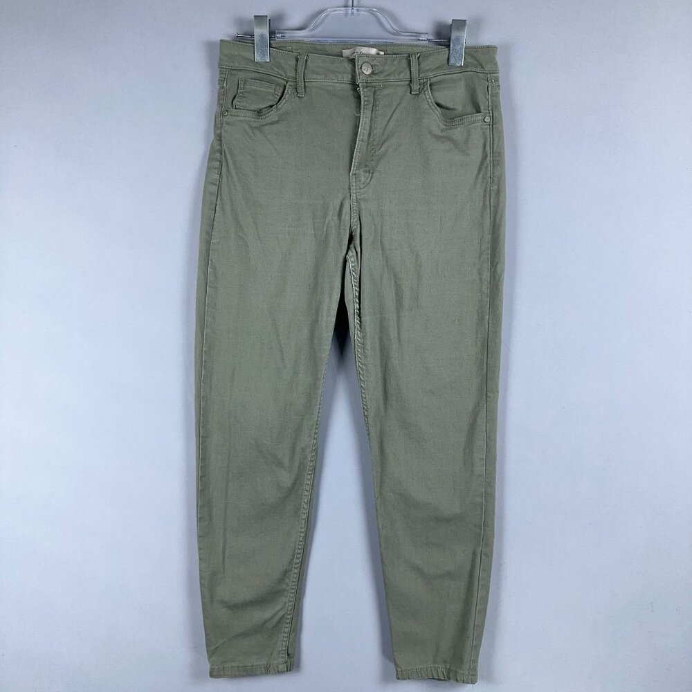 Calvin Klein Jeans Ankle Skinny Womens Size 31 High Rise Green